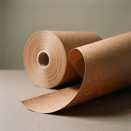 Kraft paper and board
