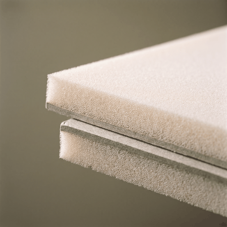 Cardboard with foam